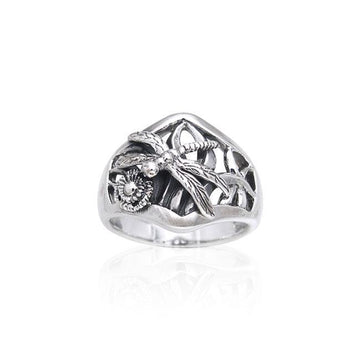 Dragonfly Silver Ring TRI165 - Jewelry
